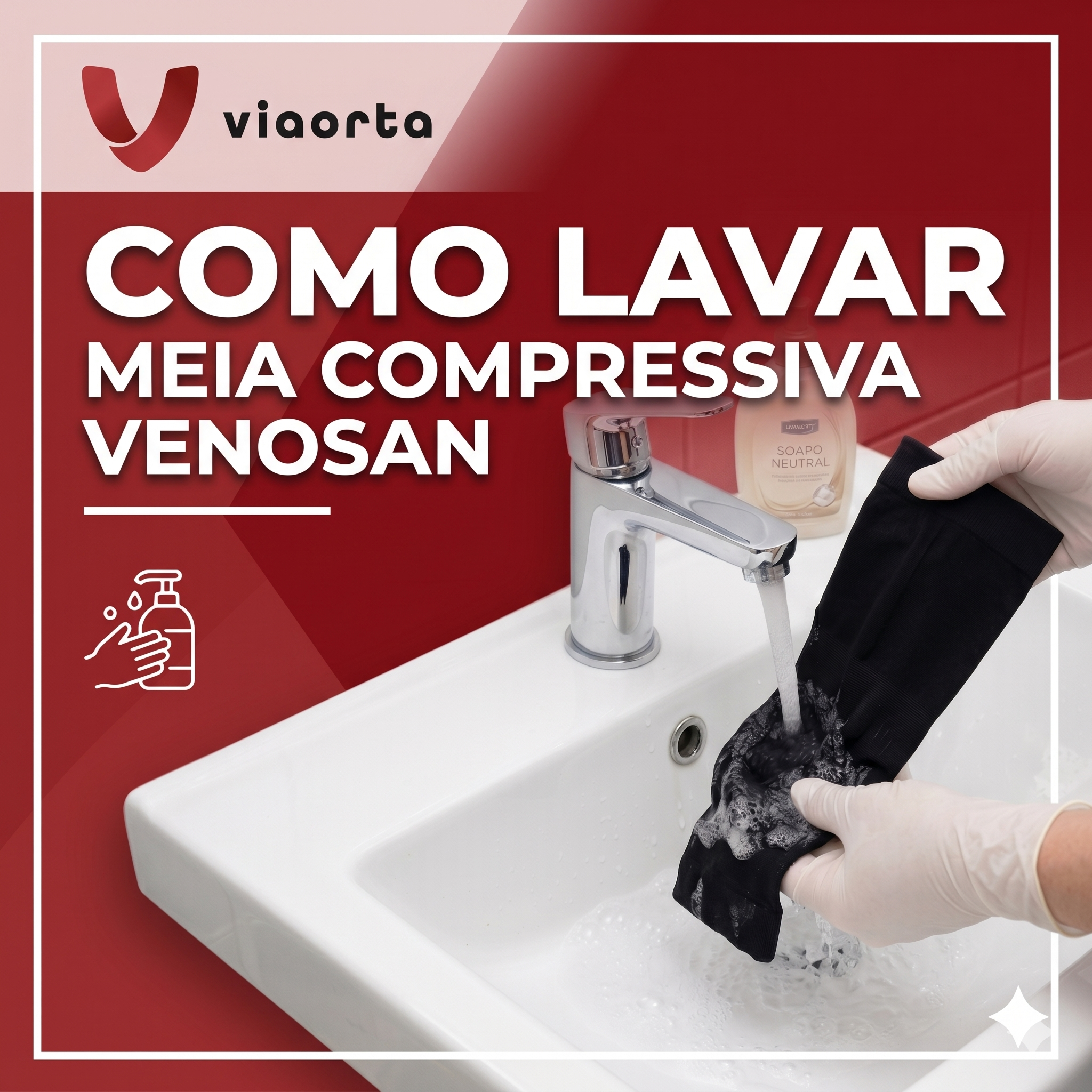 Como Lavar sua Meia de Compressão Corretamente