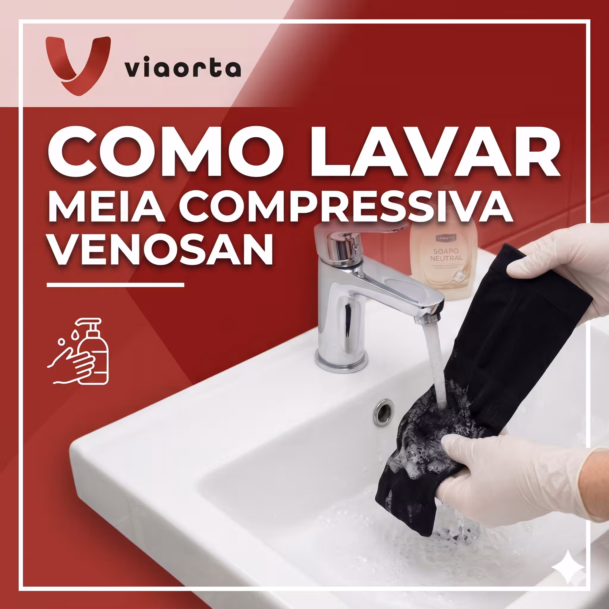 Como Lavar sua Meia de Compressão Corretamente