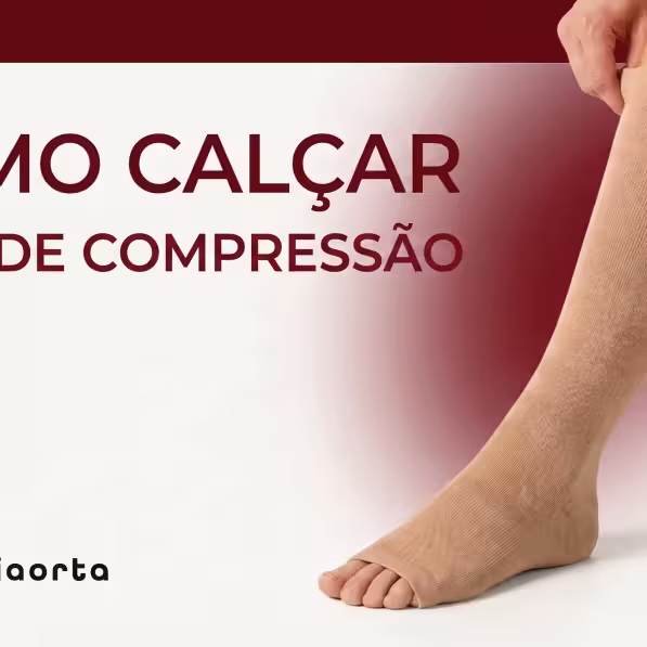 Usando o calçador para vestir meias Venosan - pé aberto