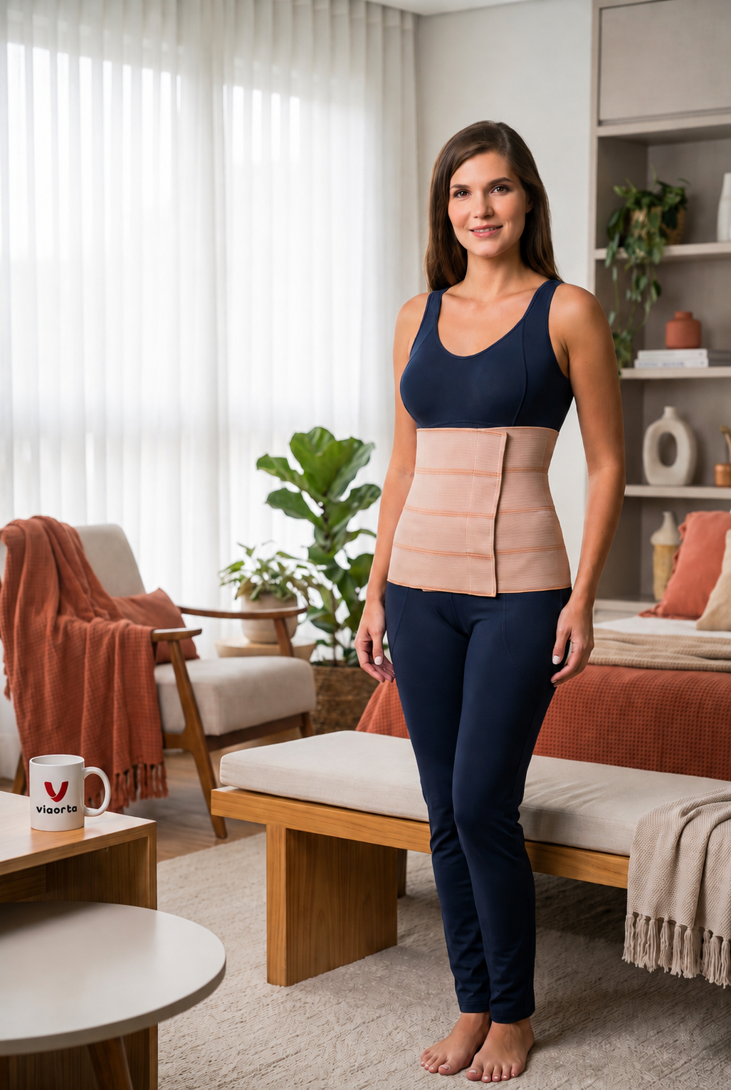Faixa Abdominal 4 Gomos Unissex Íris Compressiva 2352