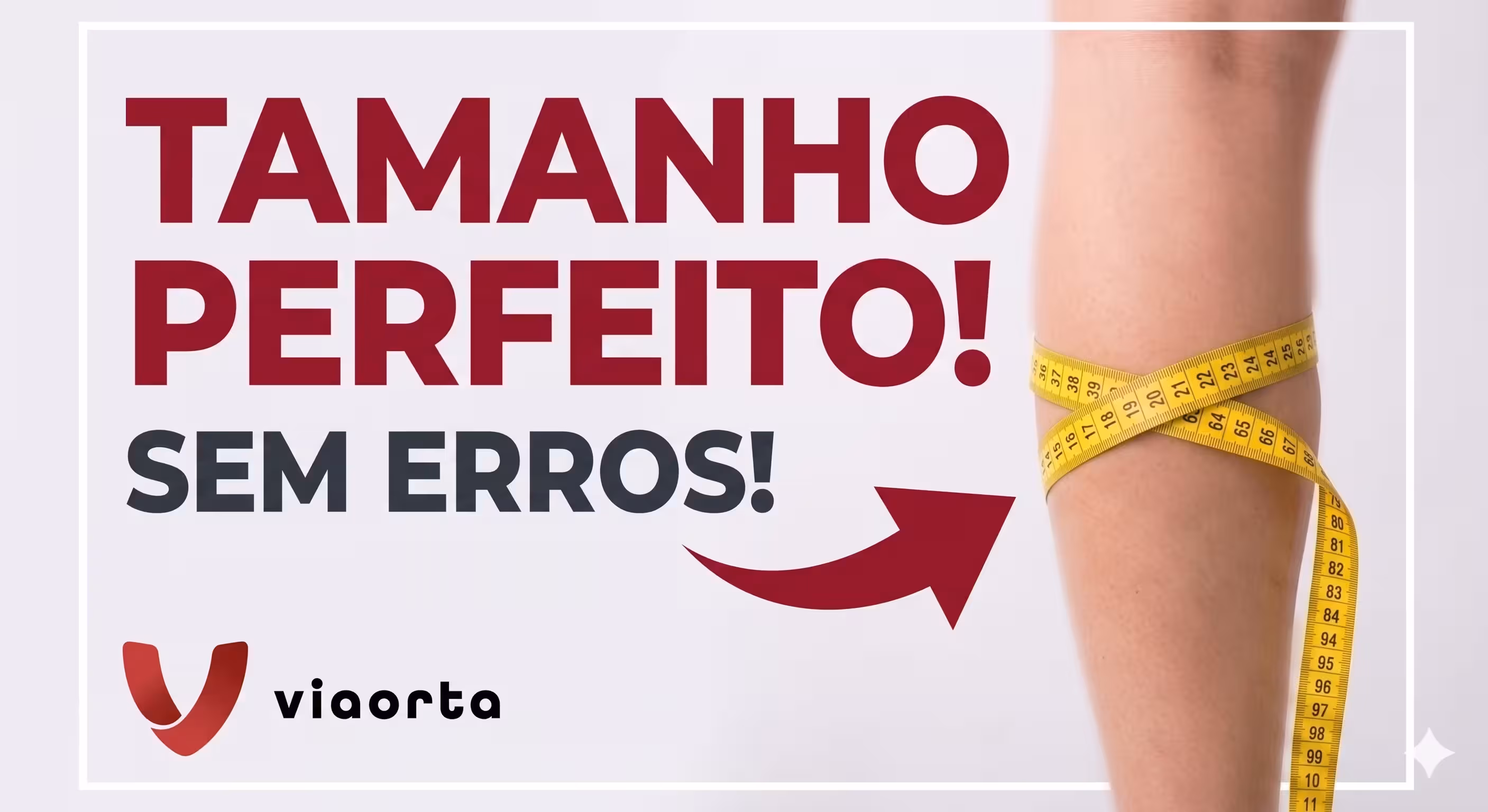 Pontos de medição para meias Venosan padrão