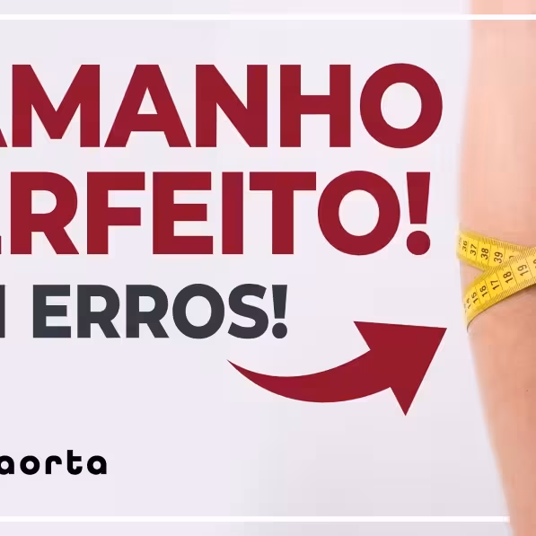 Pontos de medição para meias Venosan padrão