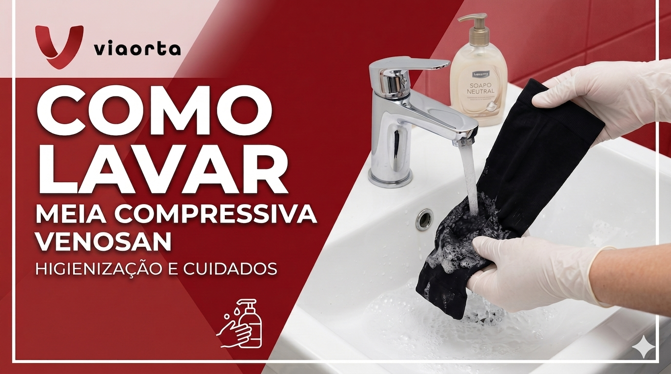 Como Lavar sua Meia de Compressão Corretamente