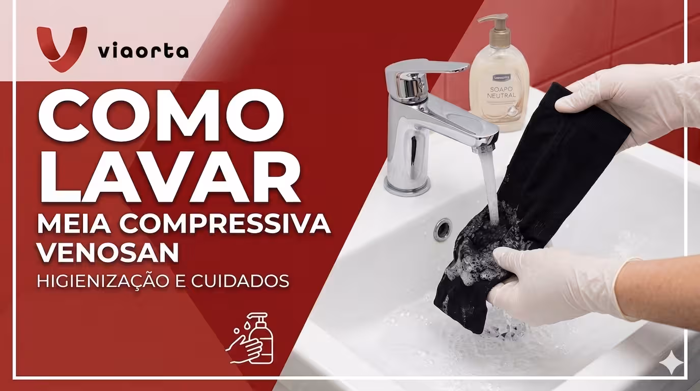Como Lavar sua Meia de Compressão Corretamente